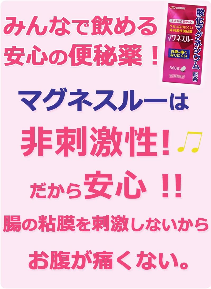 【第3類医薬品】マグネスルー 360錠 ×10
