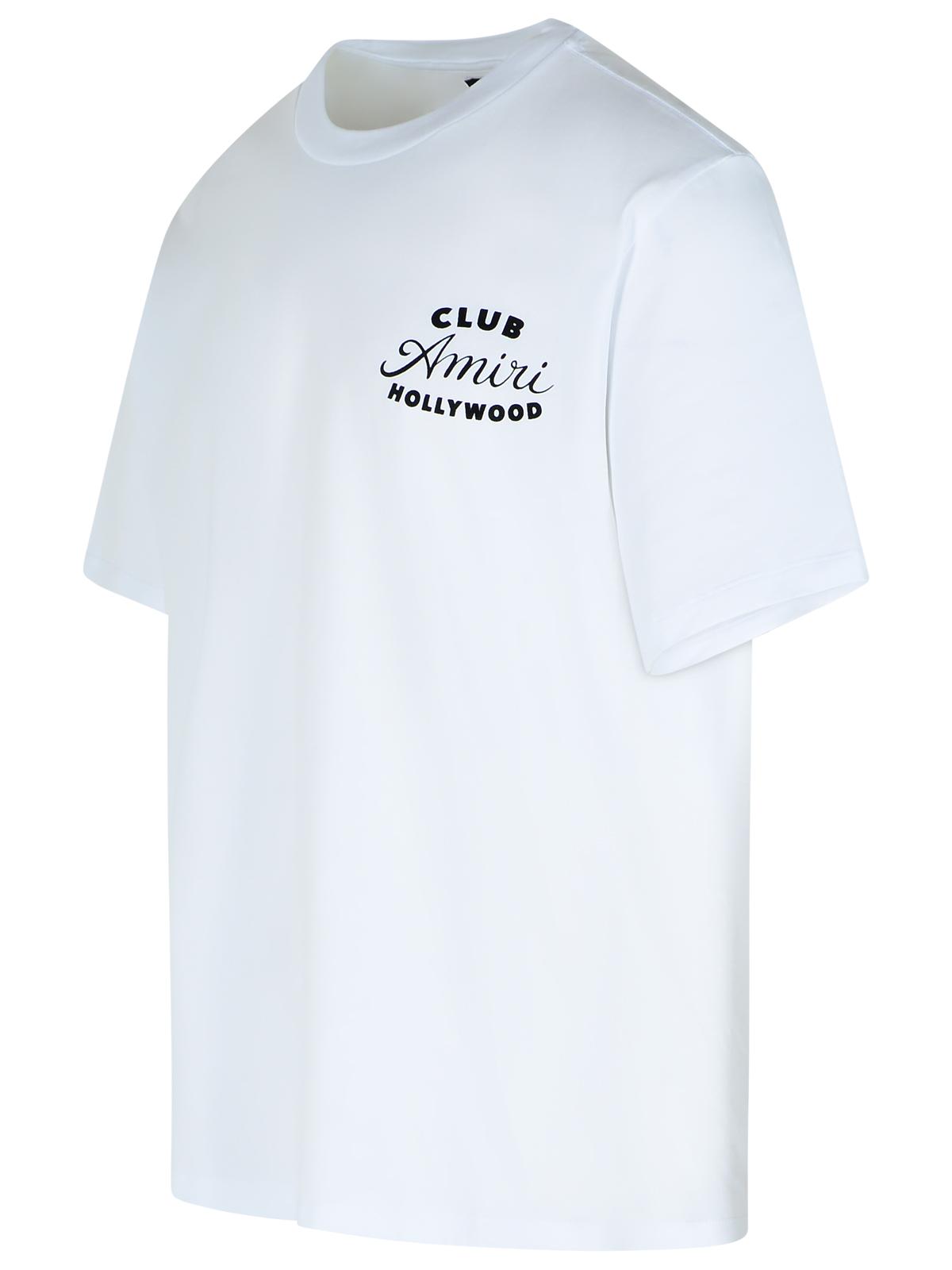 Amiri アミリホワイトコットンTシャツ - Image 3