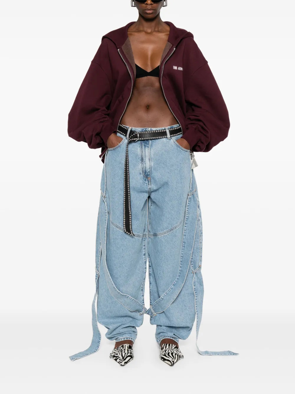 The Attico Drawstringジーンズ - Image 3