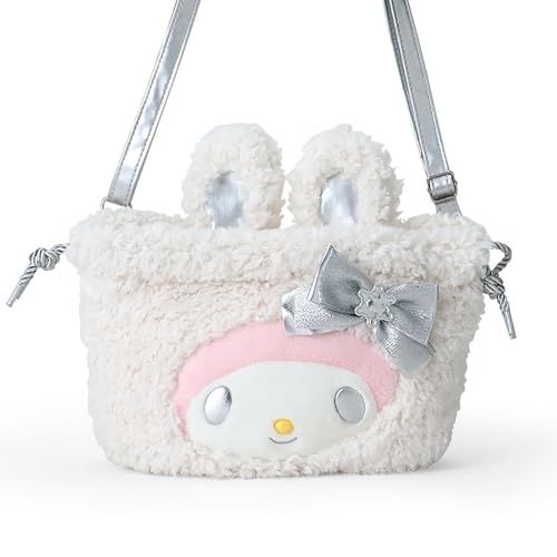 Sanrio 2-Way Drawstring Shoulder Bag (Fluffy Snow Rabbit)