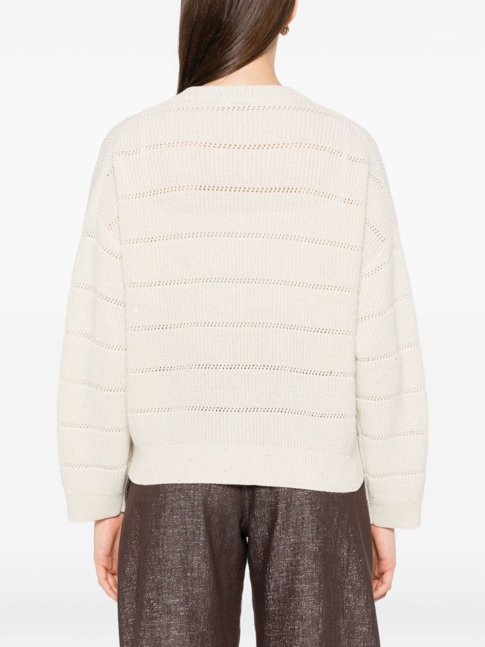 Brunello Cucinelli Cashmere And Wool Jumper - Image 3