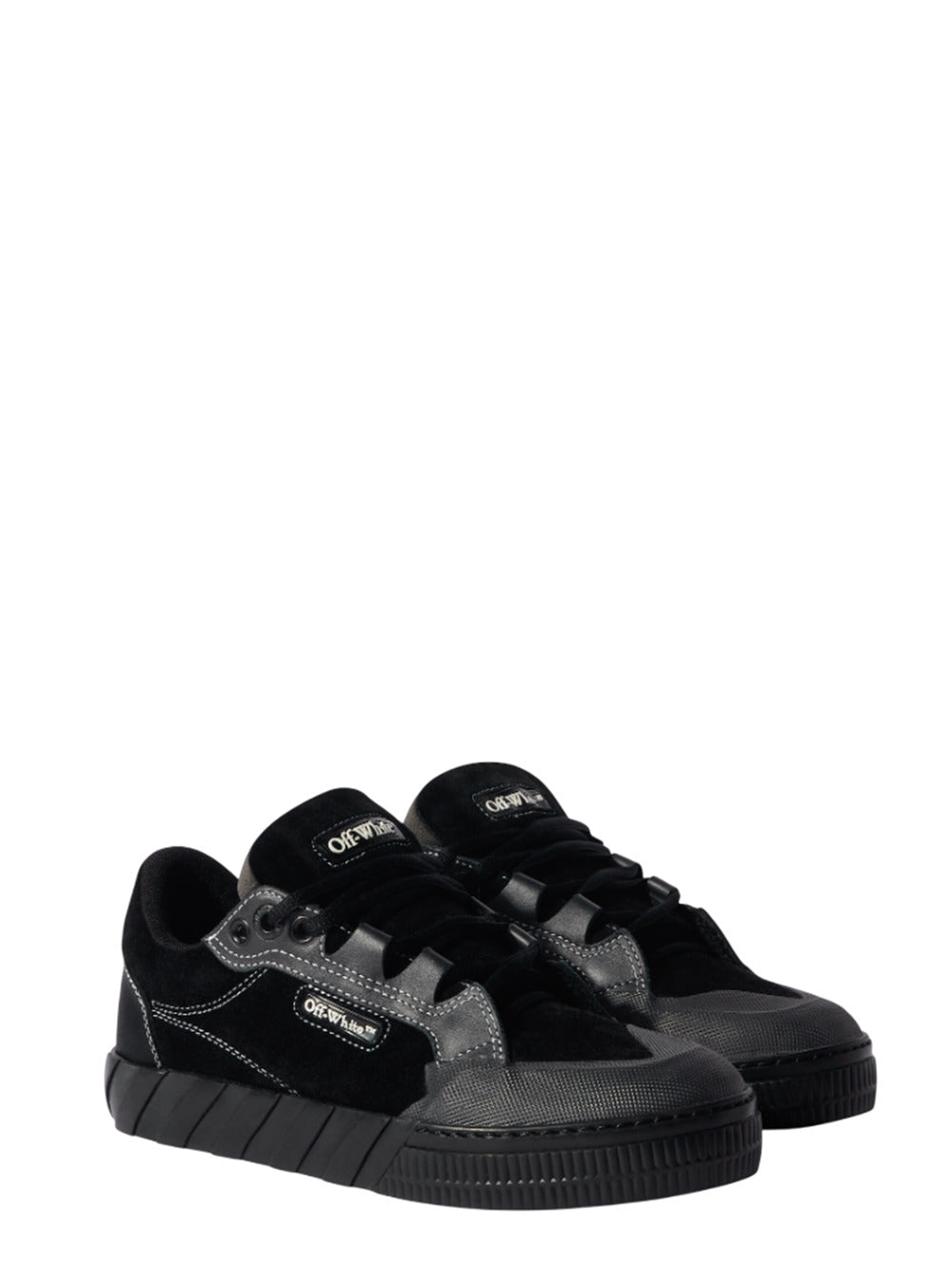 Off Off White Black 779 Vulcanized Leather Sneakers - Image 3