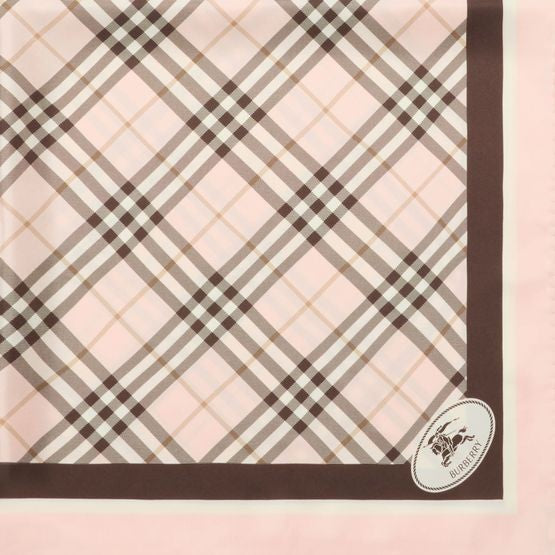 BURBERRY Knight pattern silk scarf - Image 3