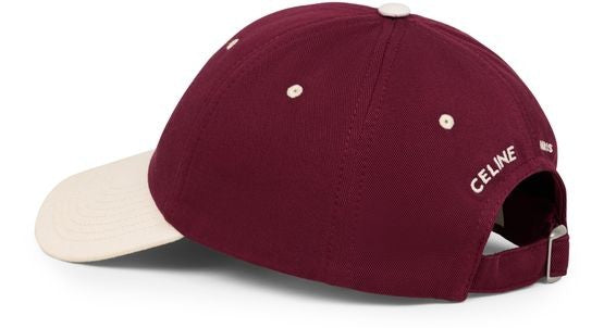 CELINE Triomphe richelieu cap in cotton twill - Image 3
