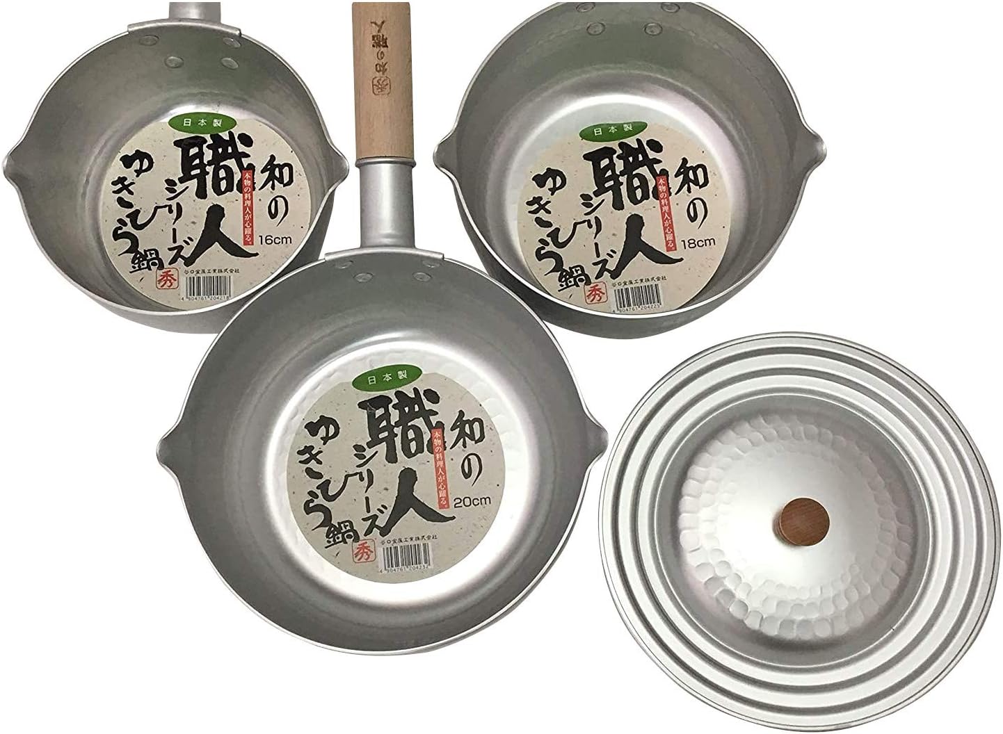 谷口金属 雪平鍋 蓋 16cm18cm 20cm 対応 日本製 和の職人