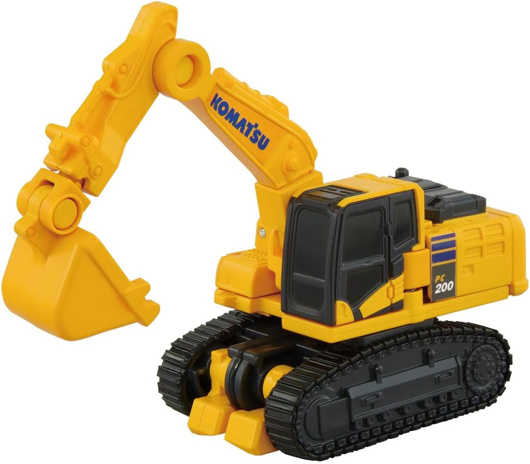 Takara Tomy (Takara Tomy) Tomica Jobreiver TJB06 Build Breaker Komatsu Hydraulic Excavator PC200 Mini Car Toy, Ages 3 and Up