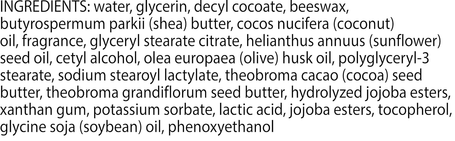 Burt's Bees Loción corporal de mantequilla para piel seca con cacao y cupuaçu, 6 onzas (el paquete puede variar)