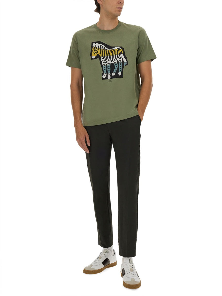 Paul PSポール・スミス「ゼブラカットアウト」Tシャツ - Image 3