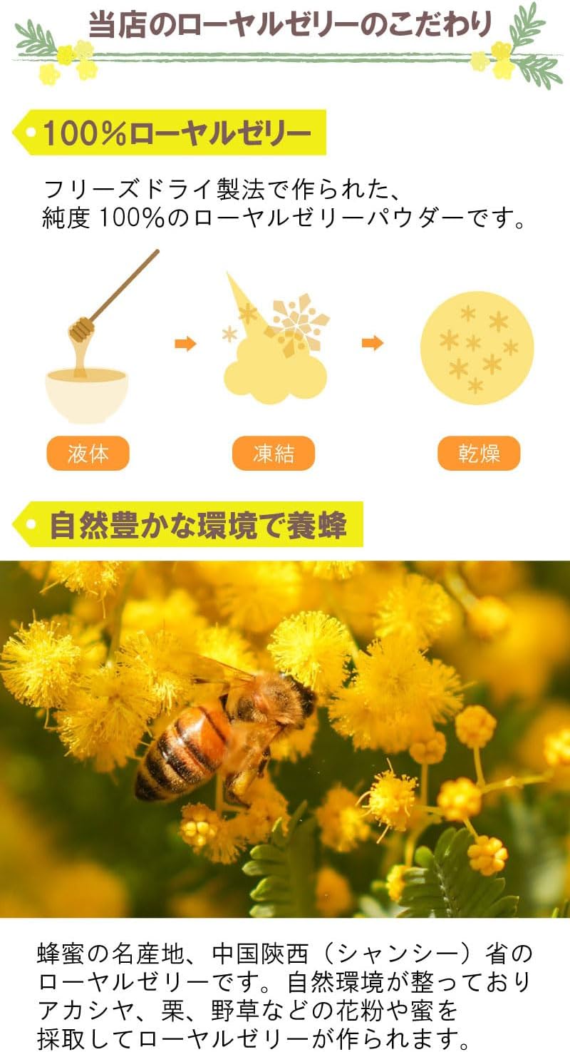 Royal Jelly, Powder, 1.1 oz (30 g), Powder, Royal Jelly Protein, 30,000 mg, 10-HDA, 6%