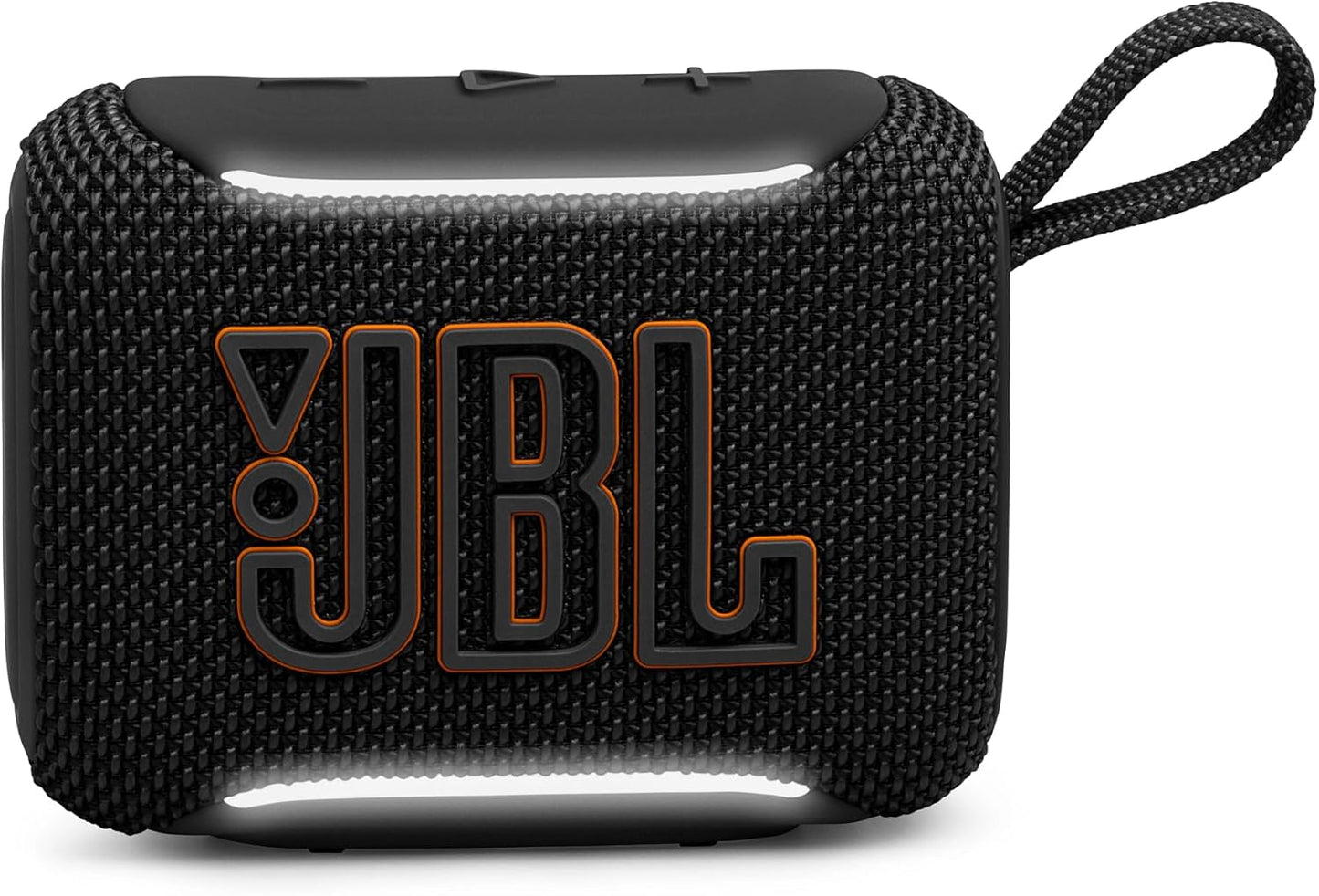 JBL JBLGO5BLKJN GO5 Bluetooth Speaker, USB C Charging, IP68 Dustproof, Waterproof, Lossless Playback, Ambient Edge Light, AirTouch, Stereo Pairing, Small, App Compatible, Auracast Compatible, Passive