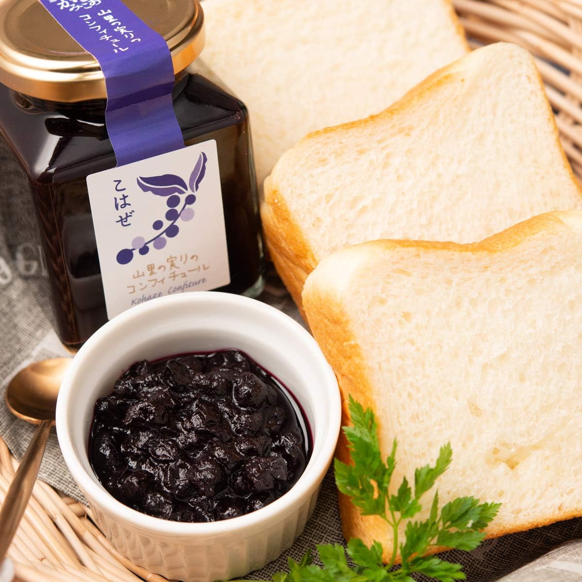 Confiture Kobaze, 7.1 oz (200 g), Akita Prefecture Jam, Akita Souvenir, Kamikoani Tourism Product