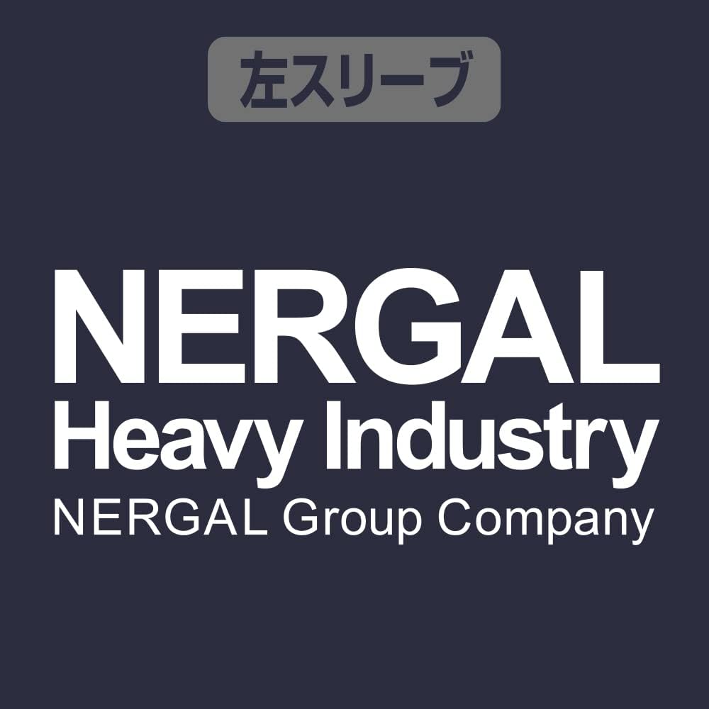 Two-Dimensional Cospa Mobile Battleship Nadesico The Prince of Darkness Nergal Heavy Industries Embroidered Polo Shirt NAVY Large Size Cotton Polyester