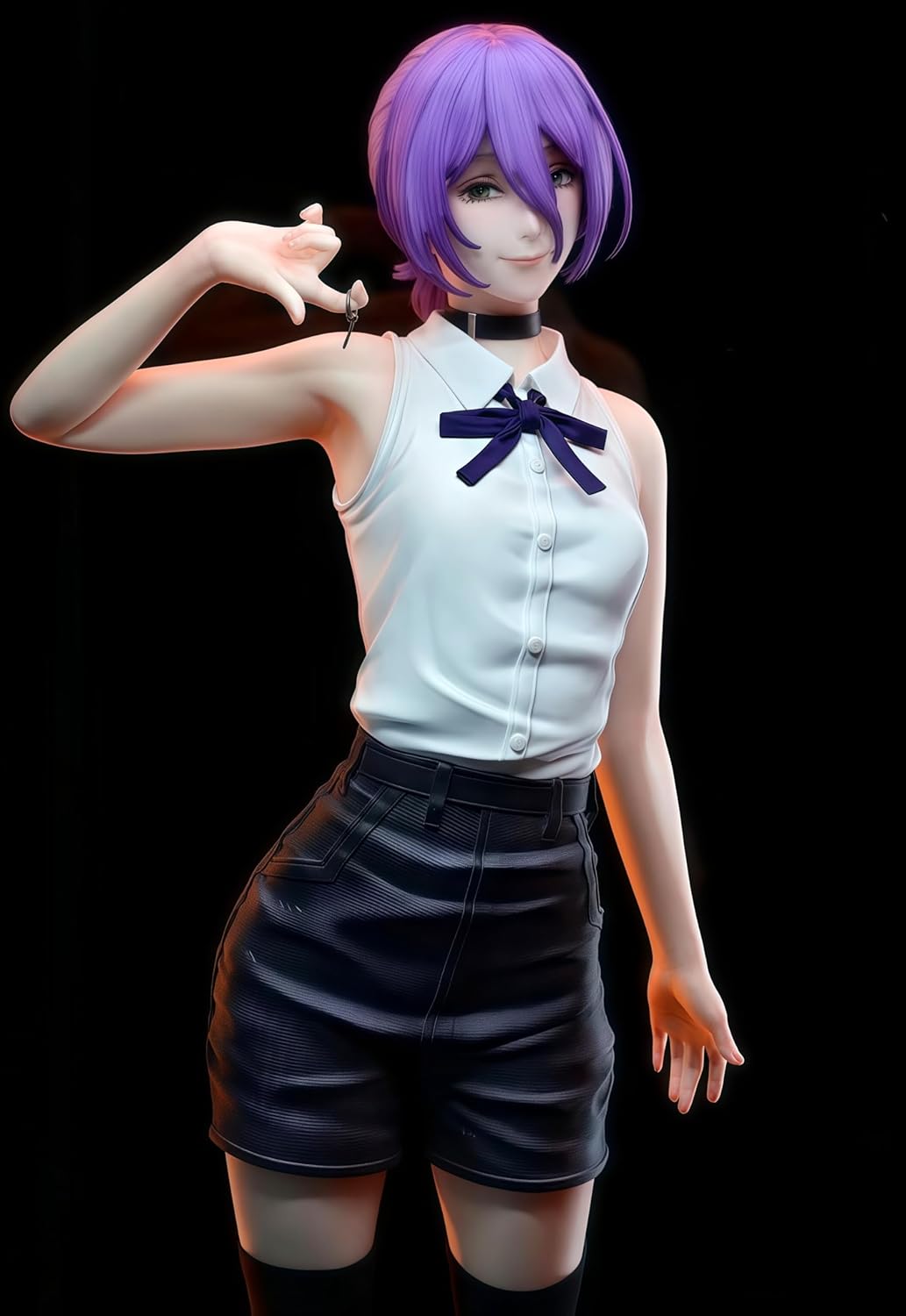 Chainsoman Lesee, 1/6 Scale, 11.0 inches (28 cm), Masterpiece, Collector's Figure, ABS & PVC, Pre-painted and Assembled Product, Stockings, Removable