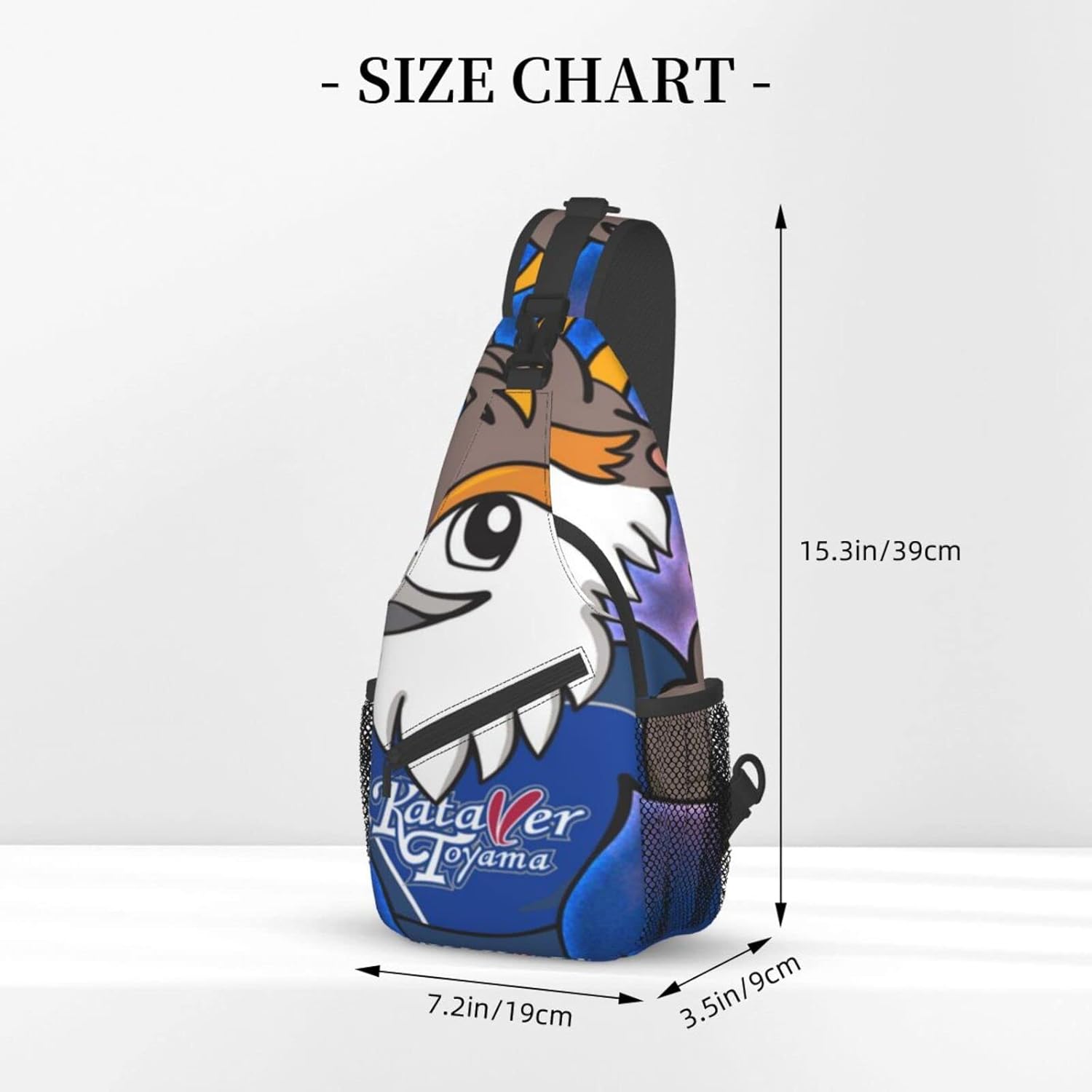 Catare Toyama Shoulder Bag, Large Capacity, Shoulder Bag, Crossbody Bag, Work Commute, School, Travel, Events, Anime, Moe Goods, Multifunctional, Lightweight, Unisex, Gift, Sports School Bag, Backpack