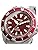 Seiko Prospex Mechanical Wristwatch, Made in Japan, Samurai Diver's Diver's SRPL11 Men's Wristwatch, Burgundy, Overseas Model, red (burgundy), Bracelet Type