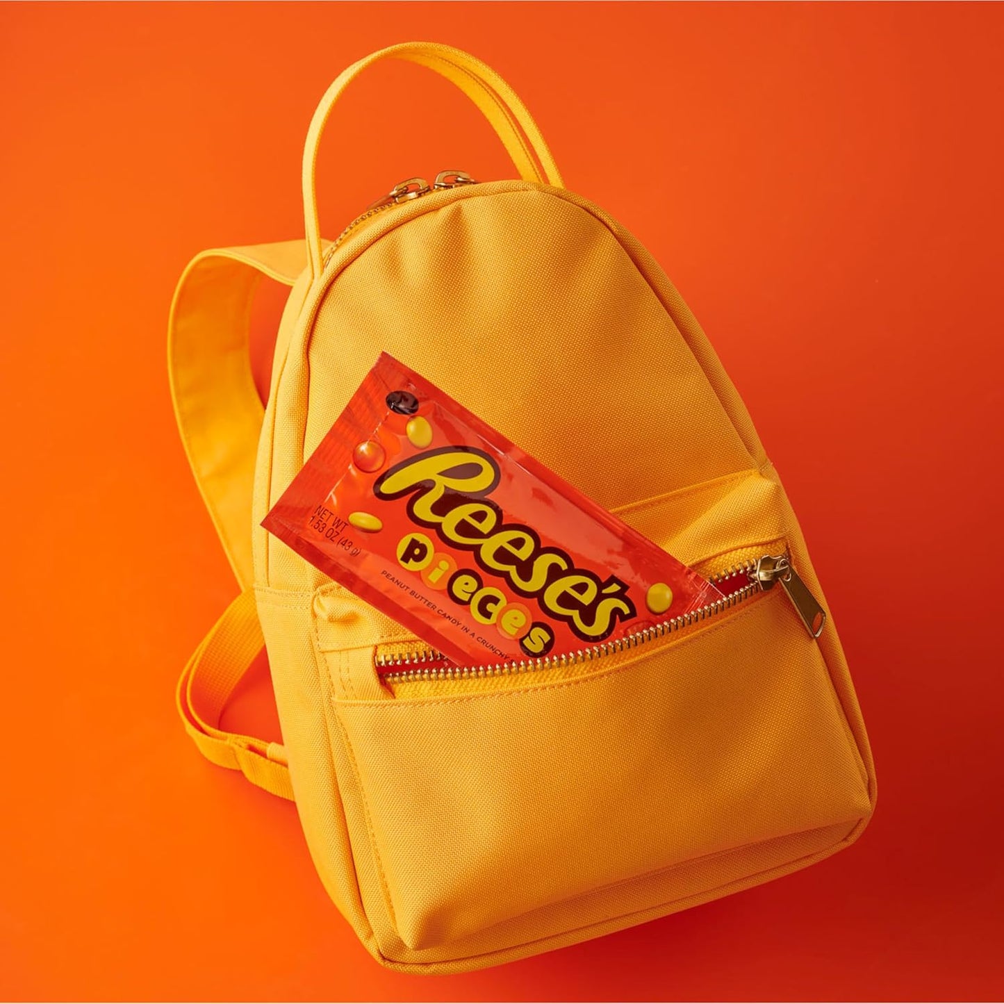 Dulces de mantequilla de cacahuete Reese's Pieces.