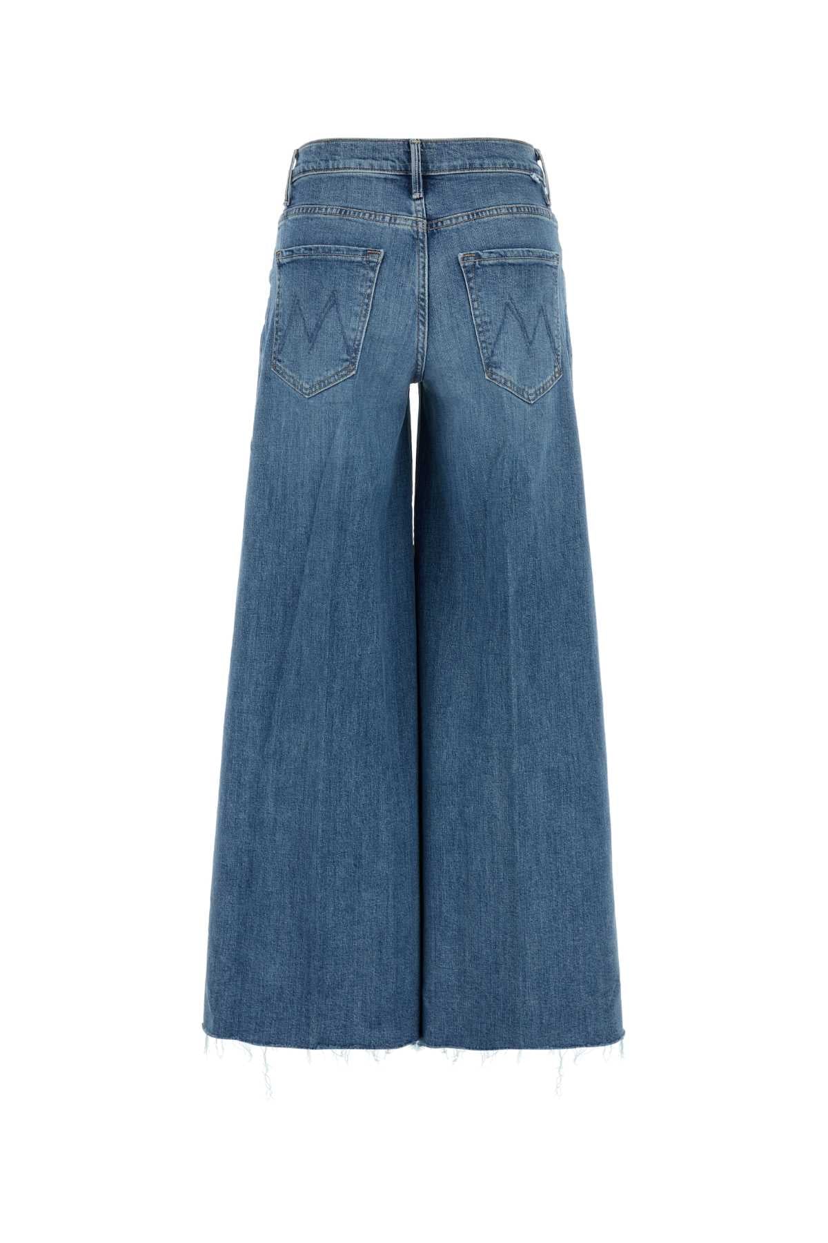 Mother マザーストレッチデニムスウィッシャーワイドレッグジーンズ - Image 3