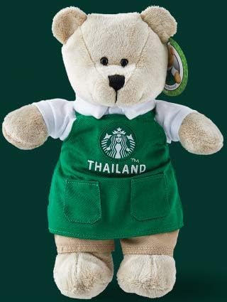 Overseas Starbucks Thailand Limited Edition Bearista Green Apron