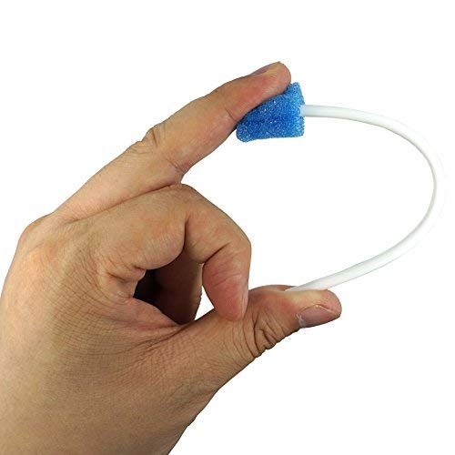 Hisopos de cuidado bucal desechables - Azul 100 unidades