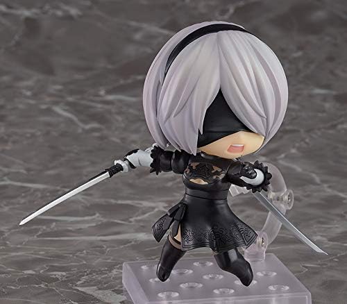 Square Enix Nendoroid NieR Automata 2B [Yoruha No. 2 Type B] Non-scale, Plastic, Pre-painted Action Figure, Secondary Resale