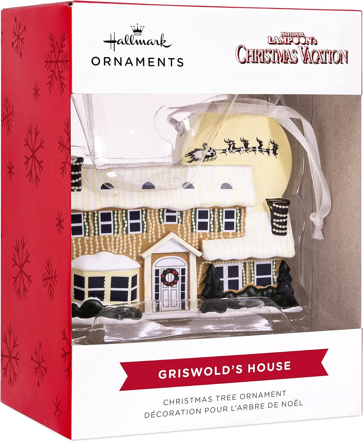 Hallmark National Lampoon's Christmas Vacation Griswold House Adorno de Navidad, resina