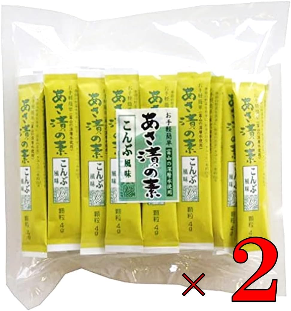 [Set of 2] Kaneshichi Asazuke no Omoto Konbu Flavor, 4.2 oz (120 g) (4 g x 30 p), Bulk Purchase, Non-woven Fabric Dish Towel Included, Shallow Pickles, Asazuke Pickles, Tsukemono, Cucumber, Eggplant,