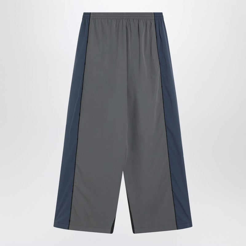 Balenciaga バレンシアガブラック/ネイビーブルー/グレーフェードエフェクト50/50トラックスーツのズボン - Image 3