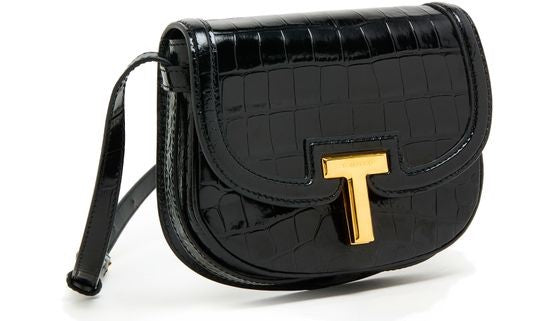 TOM FORD シャイニー スタンプ入り クロコ ミニバッグ - Image 3