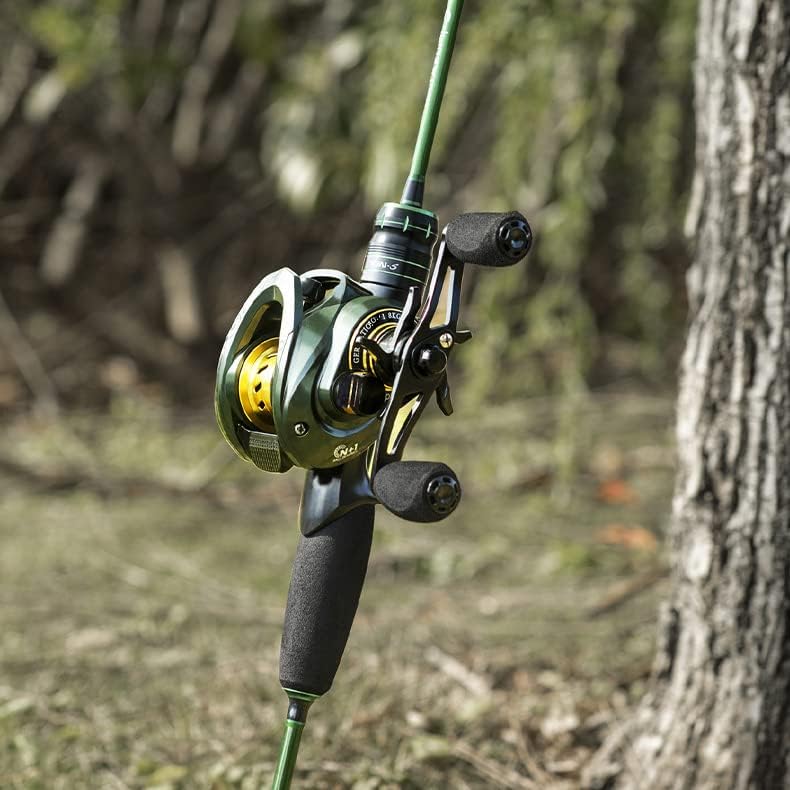 YU236 Fishing Reel Bait Finesse Fishing Reel, Lightweight, Maximum Drag, 17.6 lbs (8 kg), Shallow Groove Spool, Aluminum Alloy Spool, For Sea, Mountain Streams, Fishing Use, Strong Magnetic