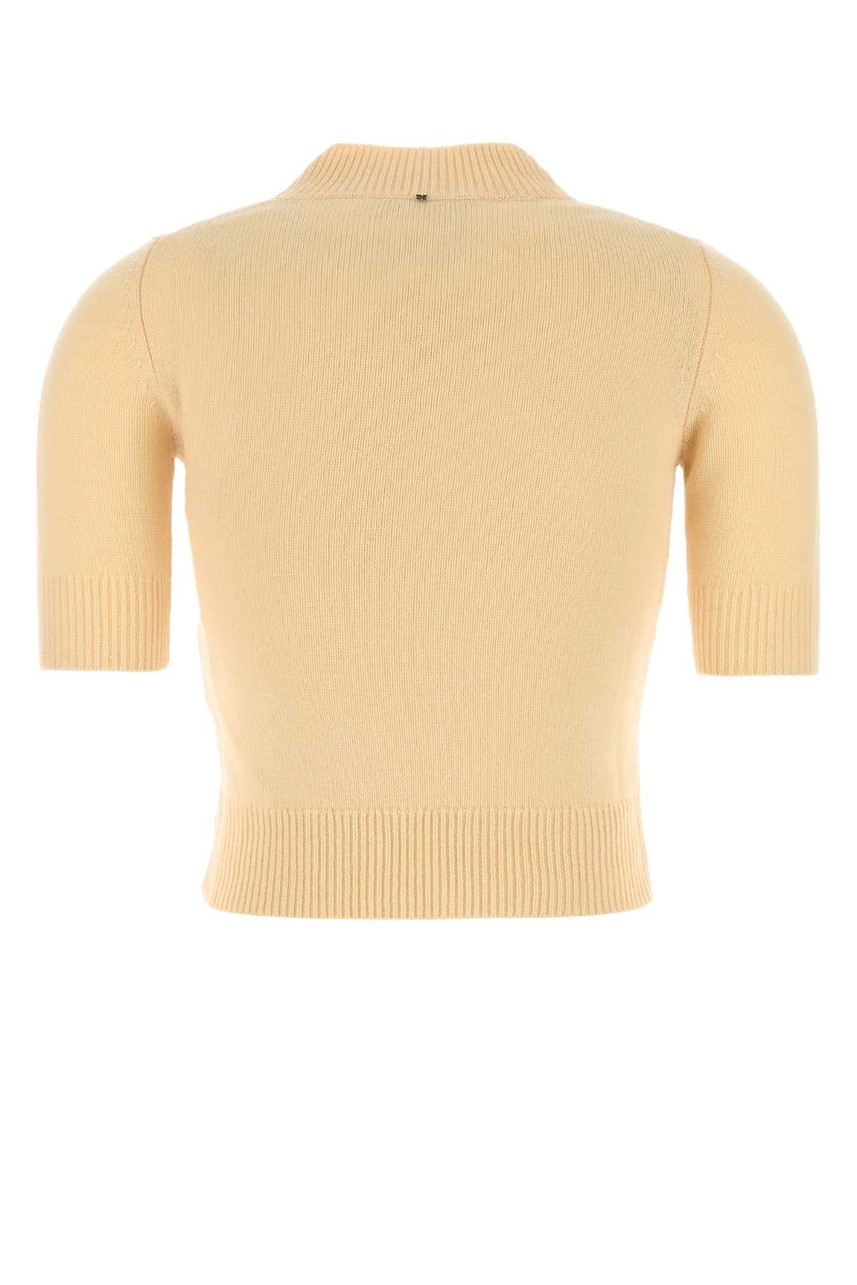 Sportmax SportMax黄色のウールブレンドレノンセーター - Image 3