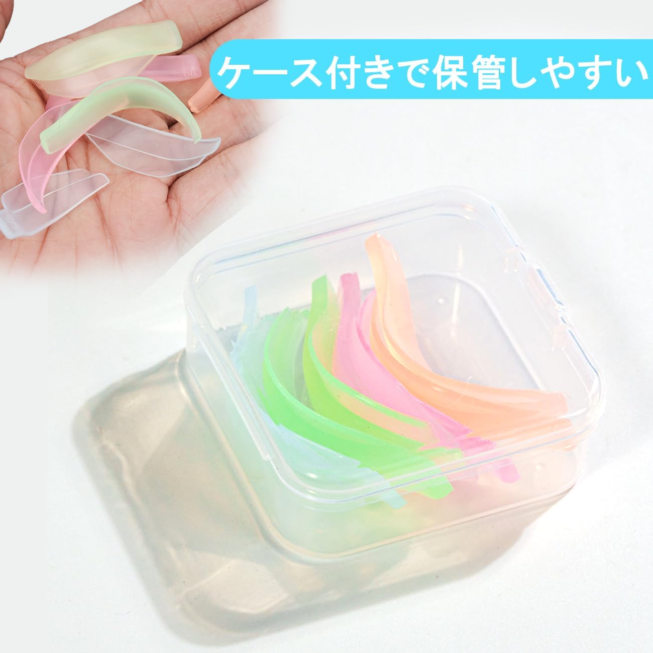 Lift Silicone Pads Reusable Eyelash Permer Rod 8pcs 4 Sizes Reusable Eyelash Perm Rod Extension Tool Perm Cushion Eyelash Lifting Shield Professional Eyelash Lift Tool Eyelash