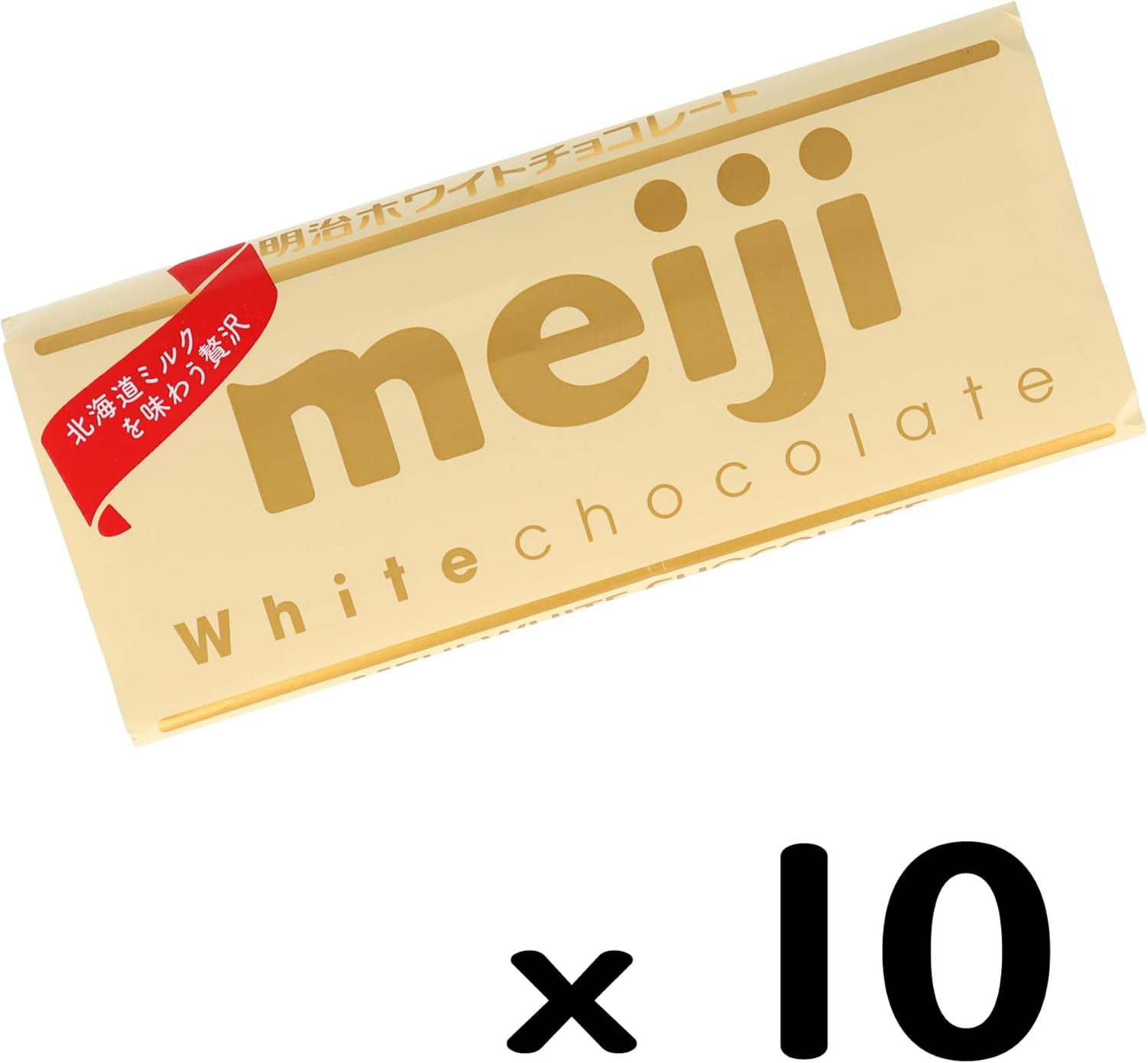 Meiji White Chocolate 1.4 oz (40 g) x 10 Sheets