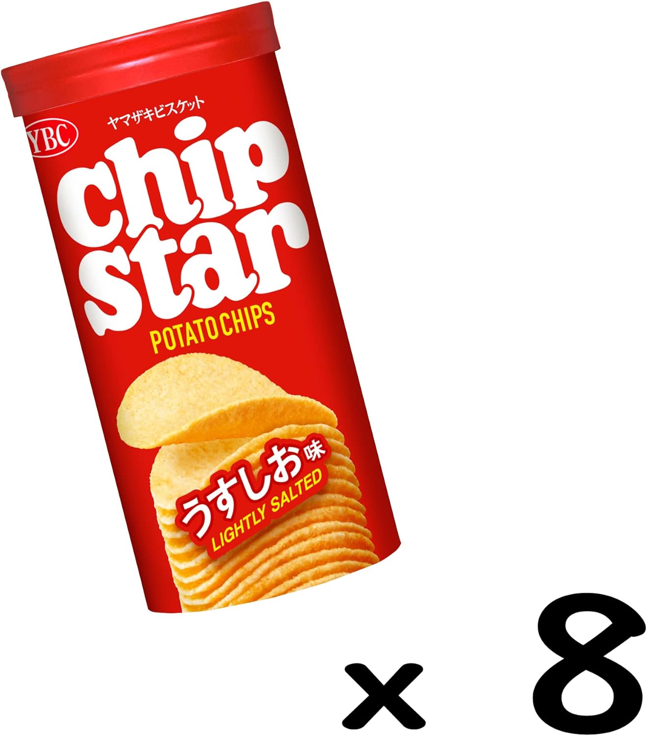 Yamazaki Biscuit Chipstar S Light Salt Flavor 1.6 oz (45 g) x 8 Pieces