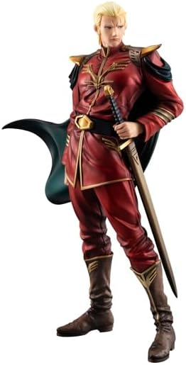 MegaHouse GGG Series Mobile Suit Gundam Char's Counterattack General Char Aznable, Approx. 8.7 inches (220 mm), PVC Pre-painted Complete Figure