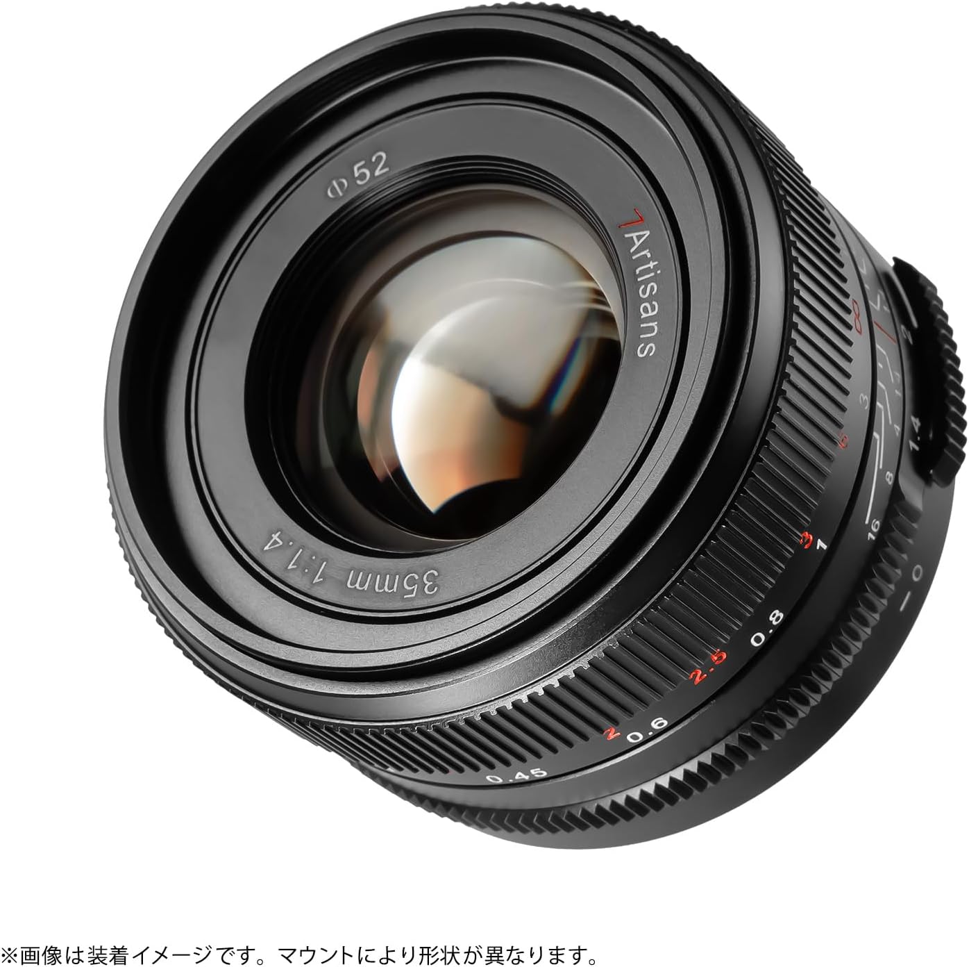 7artisans 35mm F1.4 III RF Mount Canon RF Compatible Lens Monofocal Lens Replacement Lens Large Diameter Full Size Black Shichikoujo