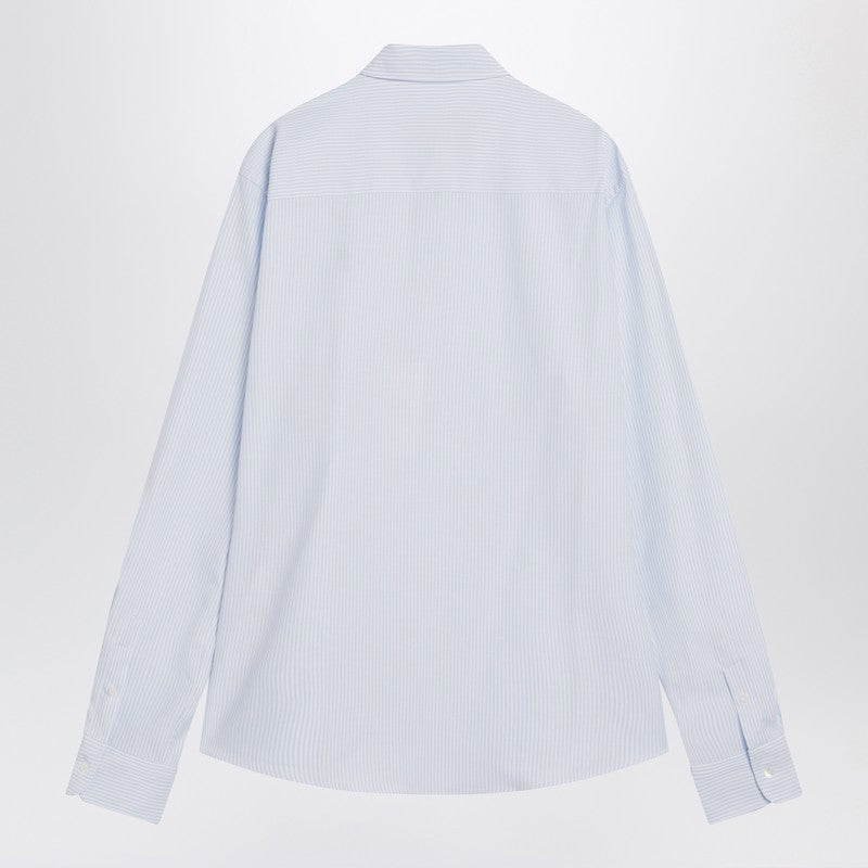 Ami Ami Paris Light Blue/White Striped Shirt Ami De Coeur - Image 3