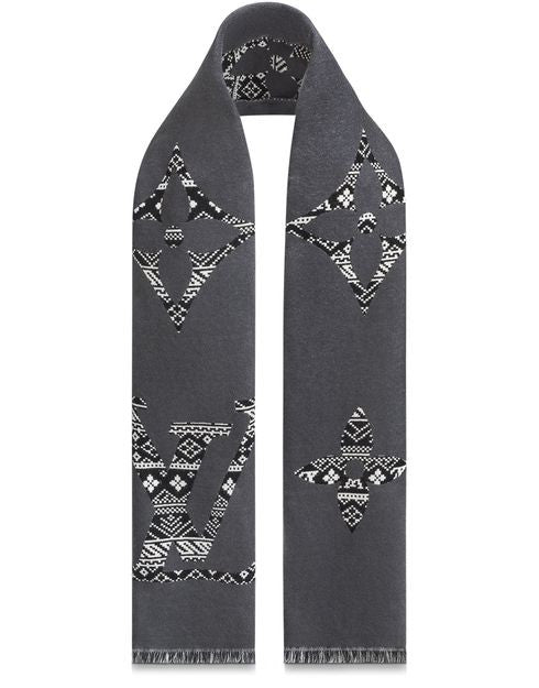 LOUIS VUITTON Monogram Two-Sided Scarf - Image 3