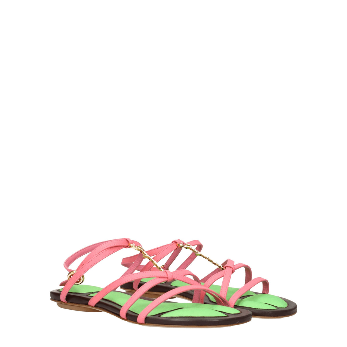 Jacquemus Jacquemus Sandali Pralu Donna Pelle Rosa - Image 3