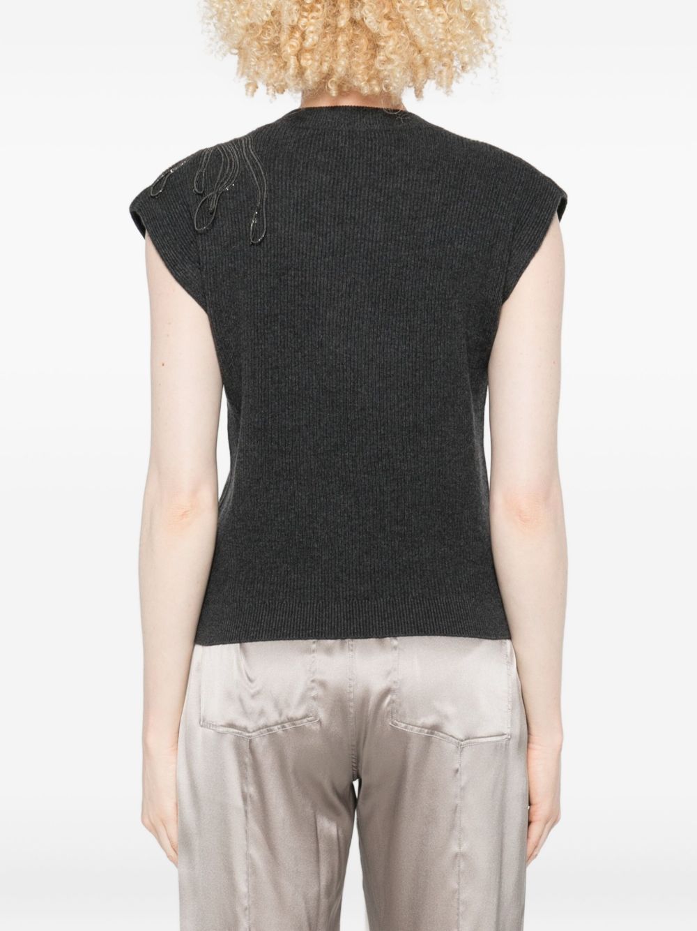 Brunello Cucinelli Cashmere Tank Top - Image 3