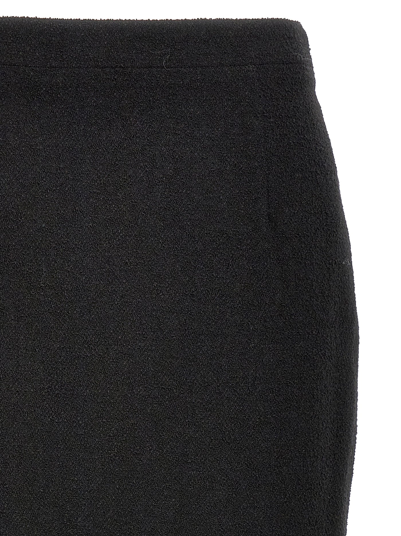 Alessandra Rich Midi TweedBoucléSkirt - Image 3