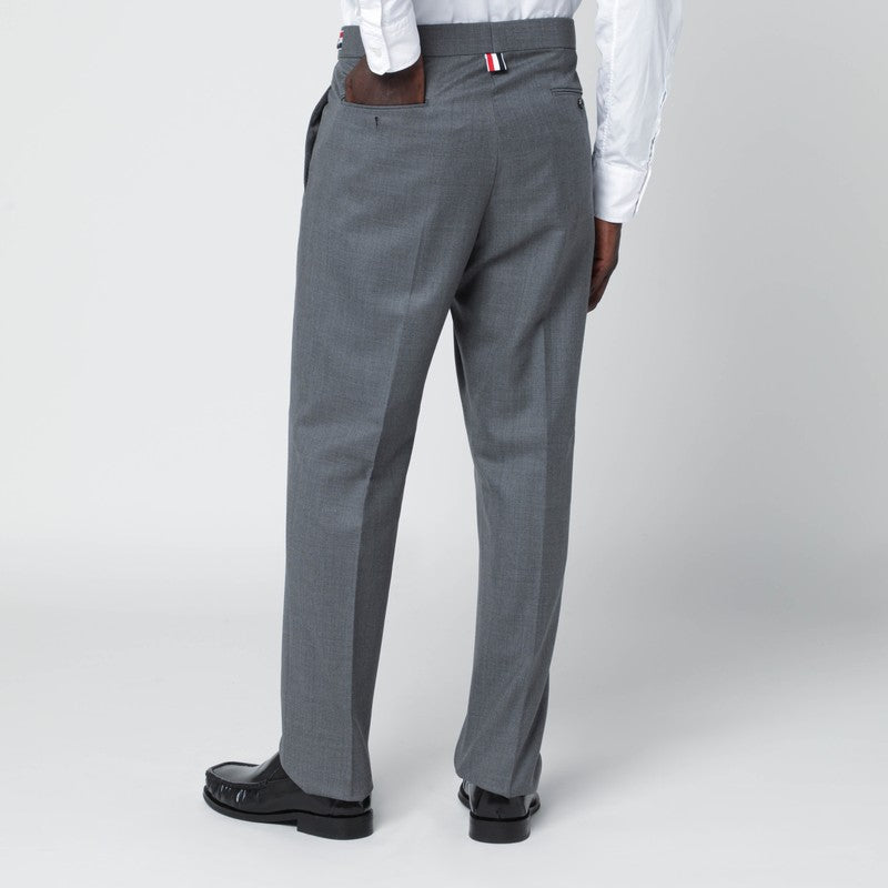Thom Thom Browne グレー ウール トラウザーズ - Image 3