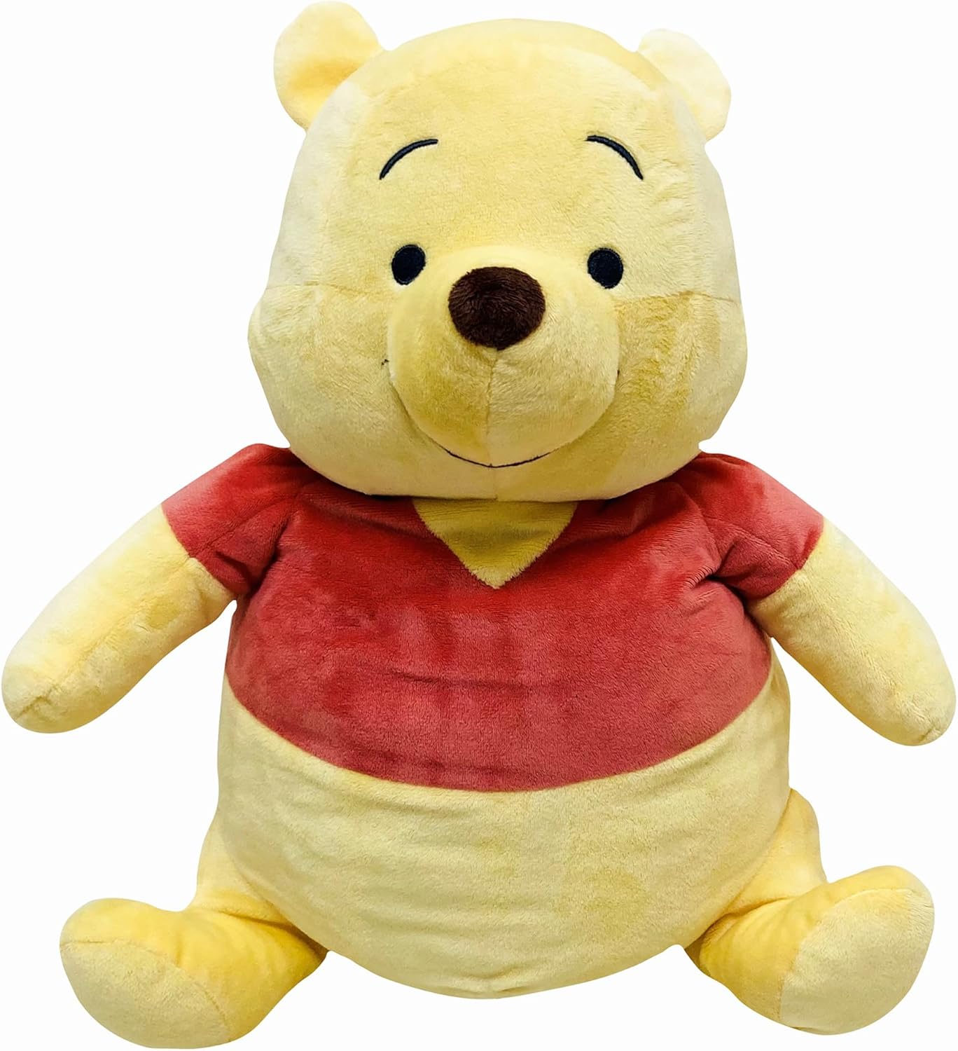 MORIPiLO Disney Tissue Case (Winnie the Pooh Sitting Tissue Box Cover) Approximately 40cm Melting Touch Cute Car Goods Plush Paper Holder Yellow Character Morishita's Pillow