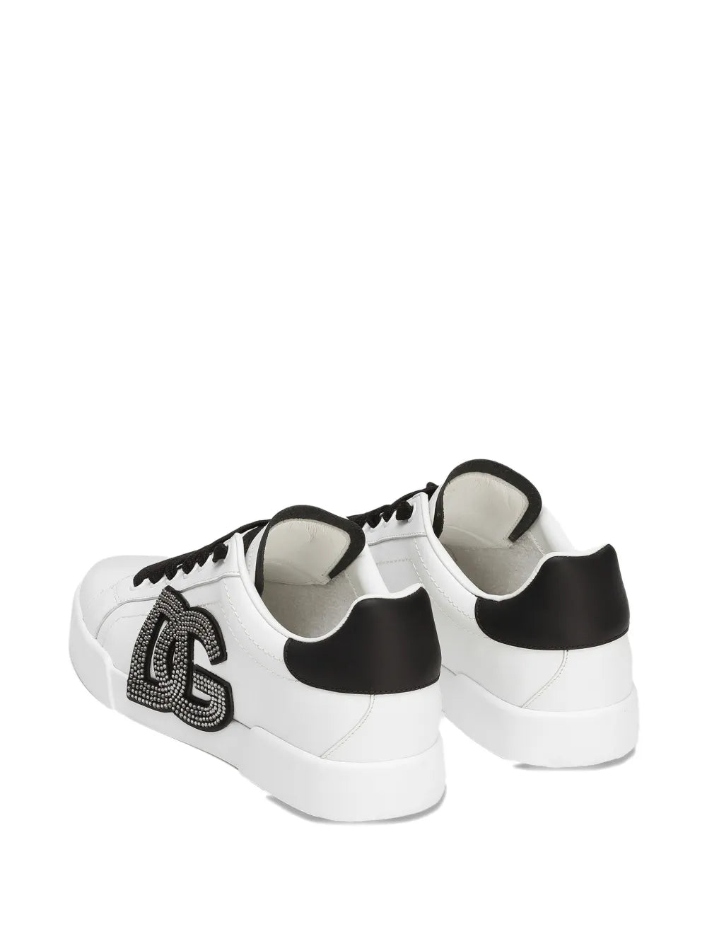 Dolce  Gabbana Dolce＆Gabbana Portofino Sneakers With Rhinestones - Image 3