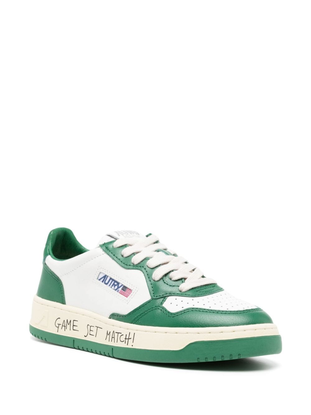Autry Medalist Low Leather Sneakers - Image 3