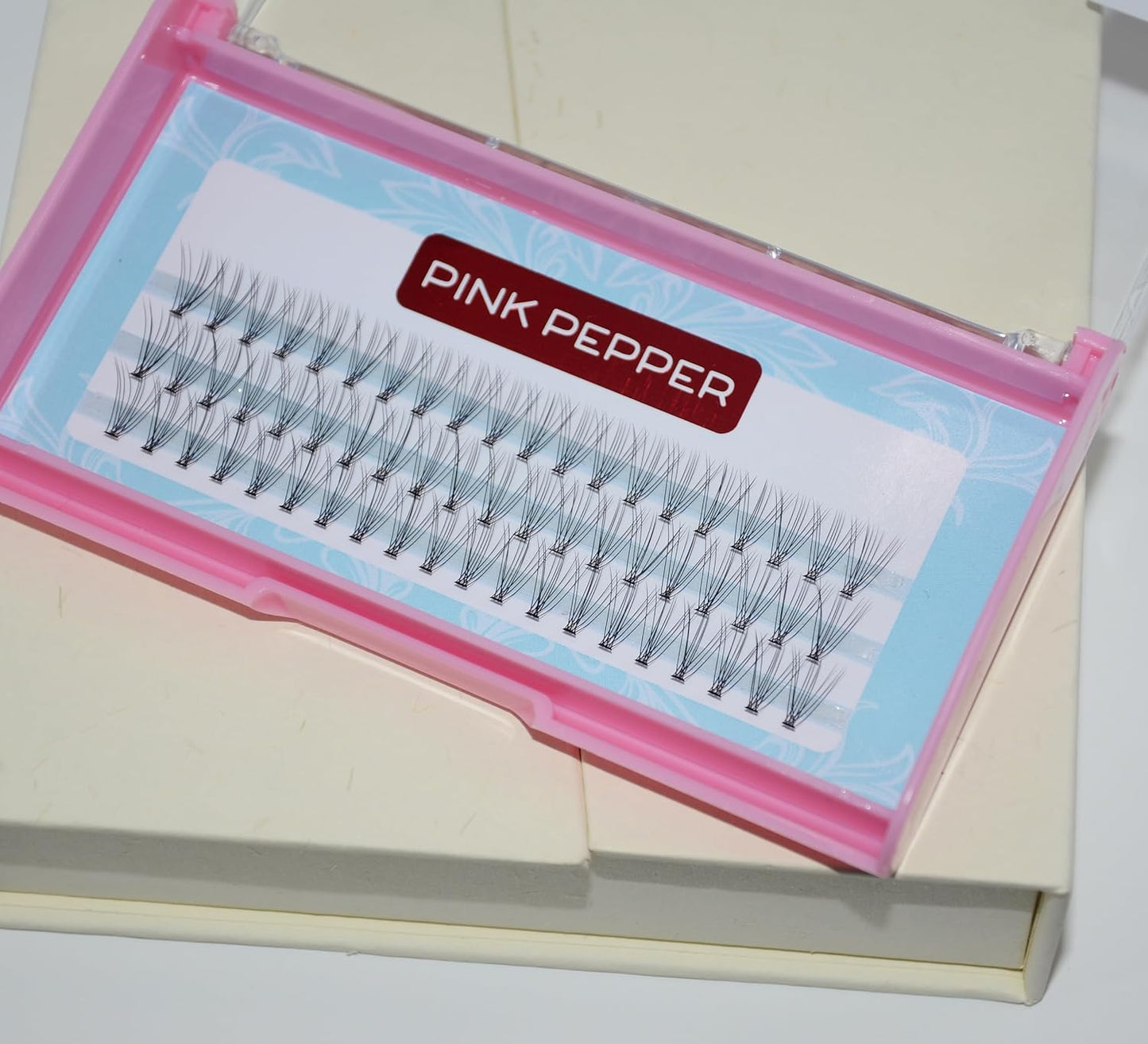 PINK PEPPER Self Eyelash Extensions, For Partial Tsukema Parts, DIY, Matsueku, Flare, 10 Bundles (0.4 inches (10 mm)