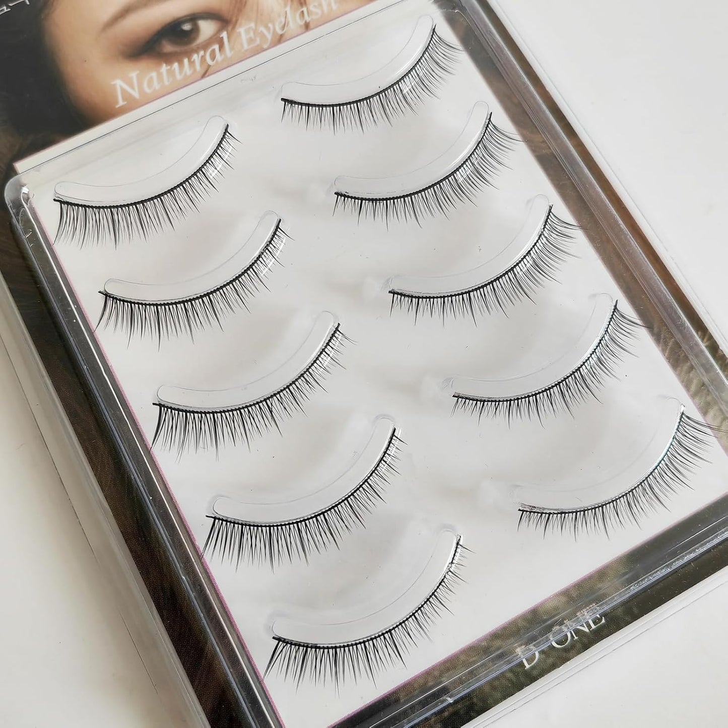 D-ONE Natural 5 Pairs False Eyelashes (A01, Natural Cute)