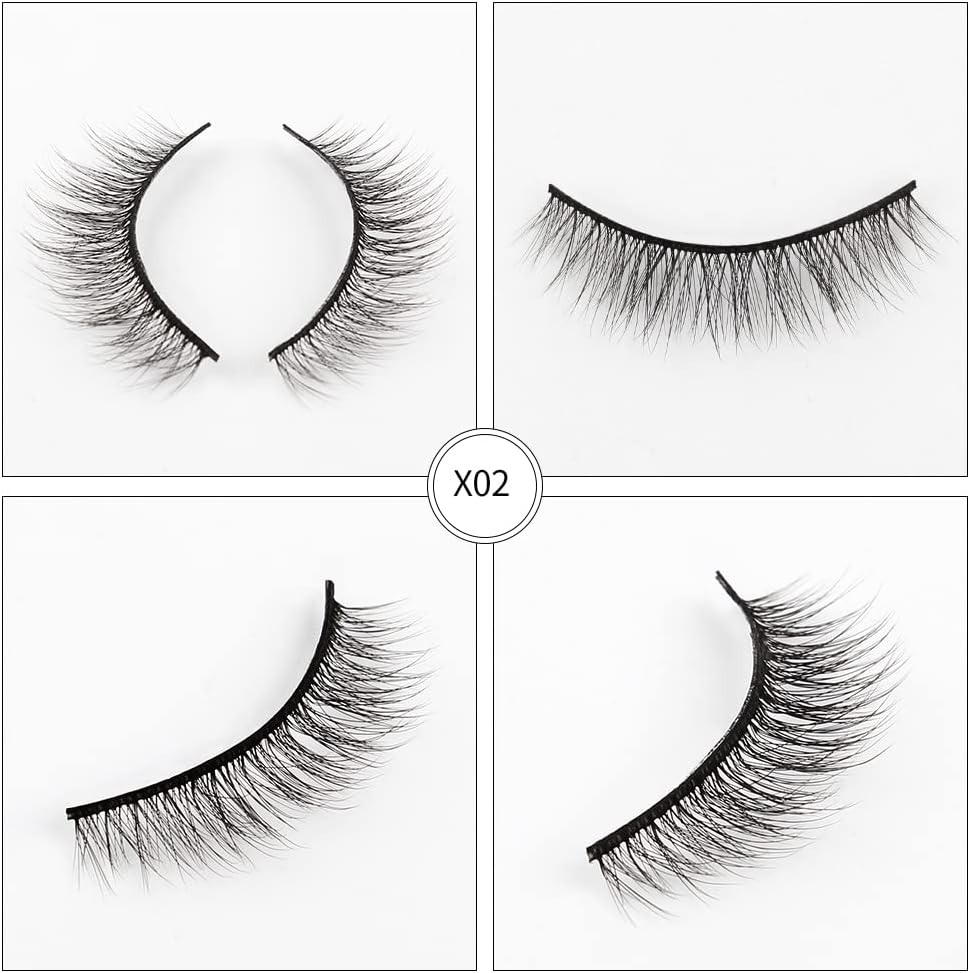 3 Pairs G3 Series False Mink Eyelashes Long Dense Natural Cute Special Design False Eyelashes [Matsudaya] (3DX02)