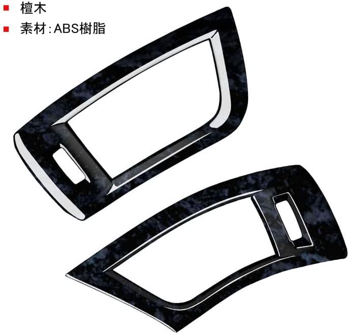 AL-QCFKT1 Toyota Alphard Vellfire 30 Series Front Air Conditioner Cover Front Air Conditioner Duct Ring Interior Panel Interior Parts ABS Resin 2P ALPHARD VELLFIRE Early Late