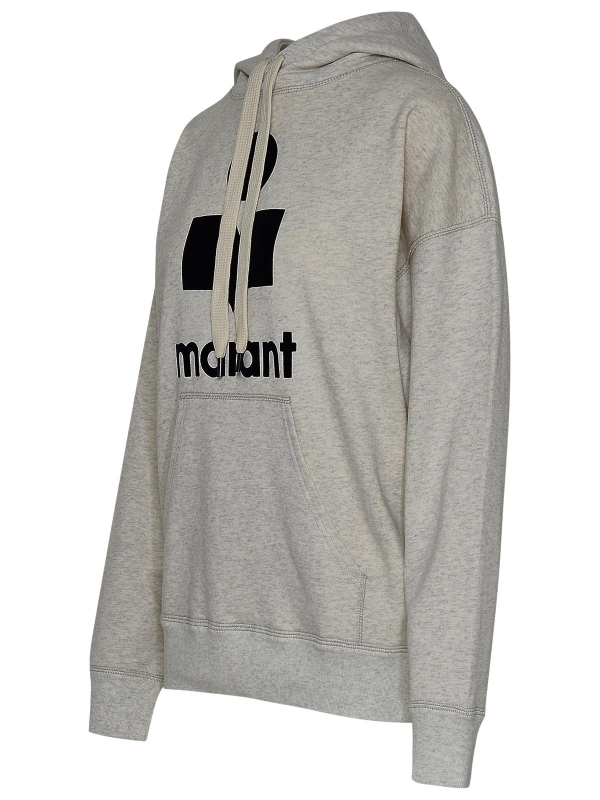 Marant イザベル・マラン・エトワイル・グレーのコットン・ブレンド・マンセル・スウェットシャツ - Image 3
