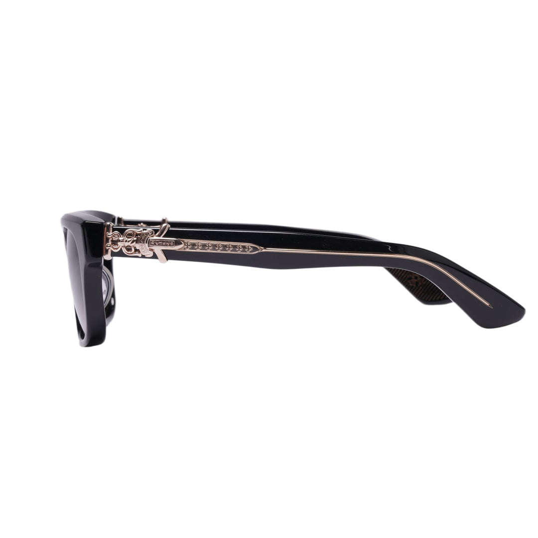 CHROME HEARTS 'BLACK' VAGILLIONAIRE II GLASSES